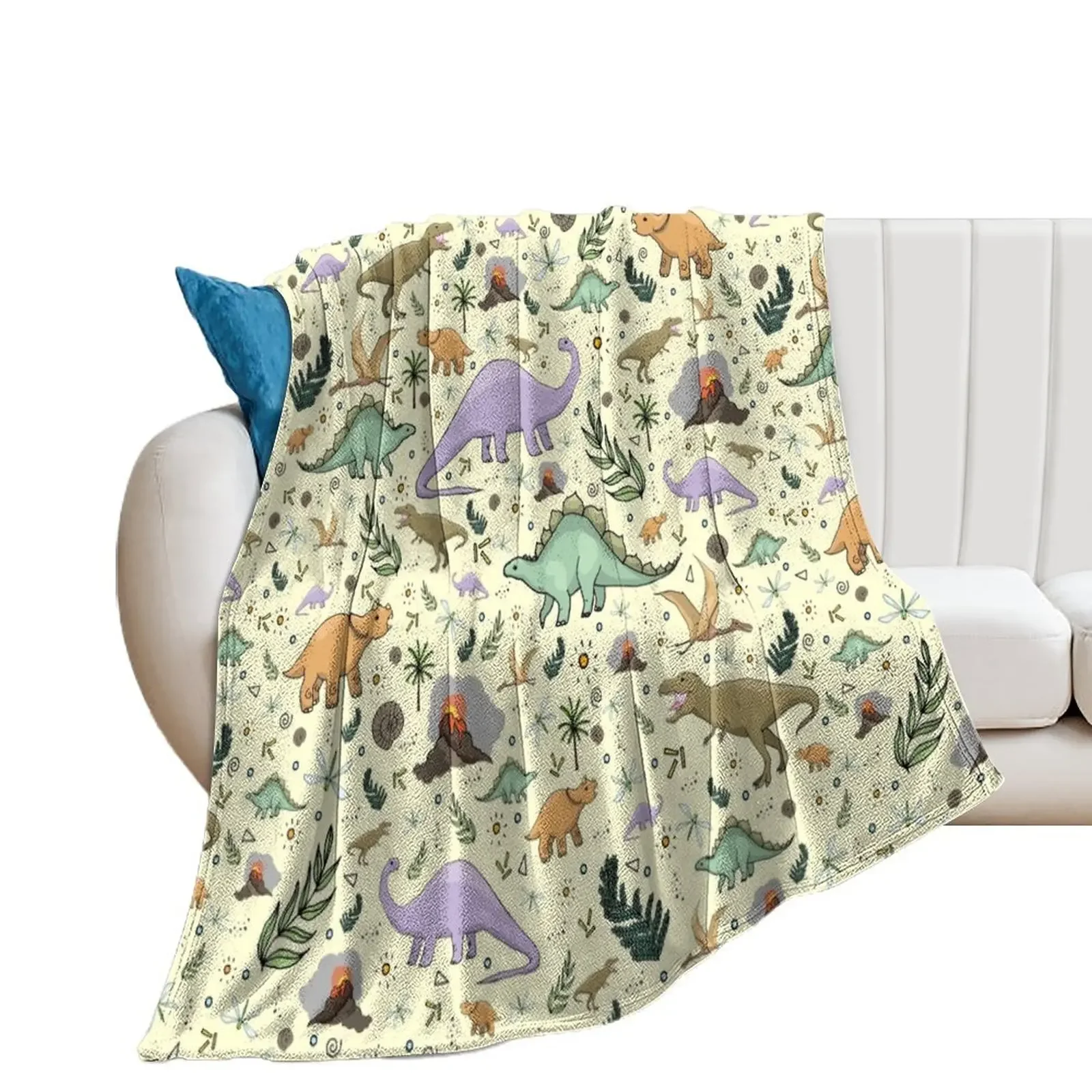 

Dinosaurs! Throw Blanket Softest Sofas Winter beds Blankets