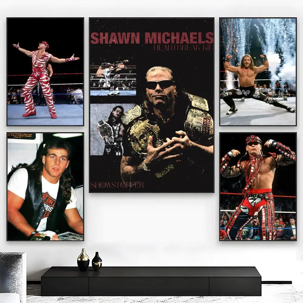The Heartbreak Kid HBK S-Shawn Michaels Poster Wall art print art suitable for living room bedroom bar parlor home decor gift