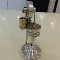 Mini Stirling Engine Kit Vertical Engine Model Engine External Combustion Engine Scientific Physics Experiment Toy