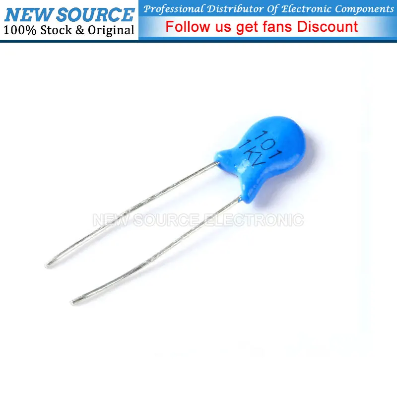 10pcs 6KV 5PF 10PF 15PF 18PF 22PF 27PF 33PF 47PF 56PF 100PF 470PF 1000PF 2.2NF 6000V High Voltage Ceramic Capacitors