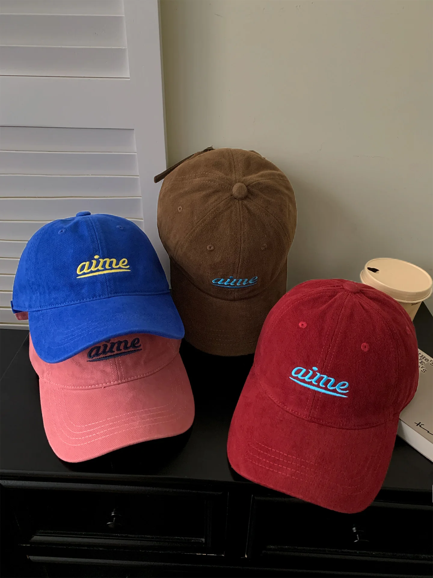 High Quality Simple Letter Embroidery Soft Top Baseball Cap Women's New 2026 Wide Brim Duckbill Hat Adjustable round Top