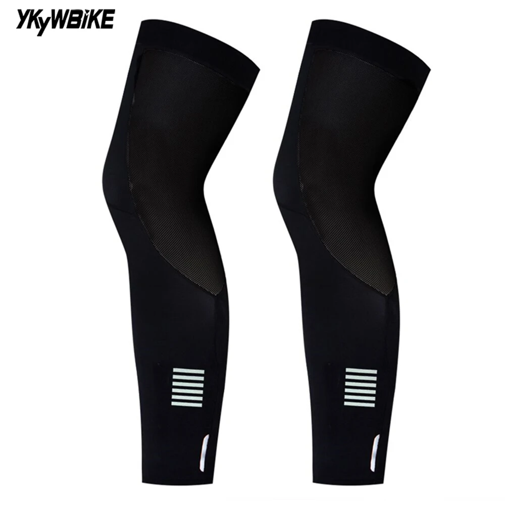 YKYW Summer Breathable Cycling Leg Sleeves Compression Sleeves Outdoor Sports Running Basketball Leg Covers Sun UV Protection