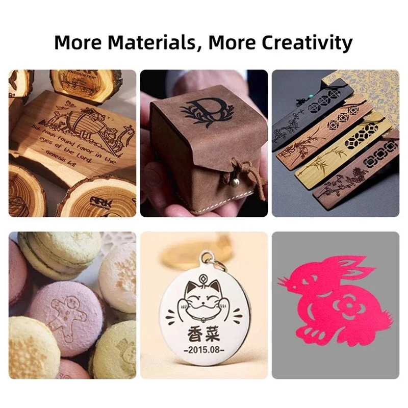 Mini Laser Engraver 5W High Precision Desktop Laser Cutting Machine Portable DIY CNC Engraving Machine for Wood Acrylic Leather - view 2