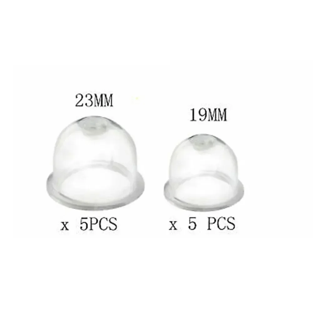 Imagem -02 - Pequenas Lâmpadas de Primer 23 mm Linha de Combustível Grande para Victa para Eco para Homelite para Peças de Aparador de Cordas Stihl 12 Peças 19 mm