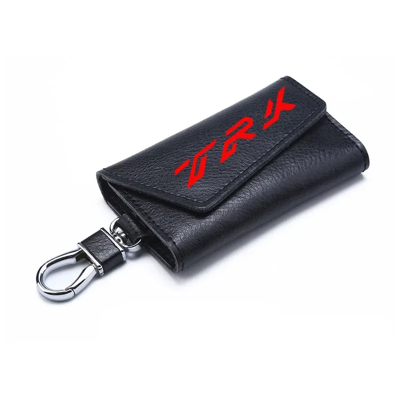 

3D cowhide Key key case Holder Chain Collection Keychain for Benelli Jinpeng 502 TRK502 TRK 502X TRK251 Motorcycle Badge Keyring