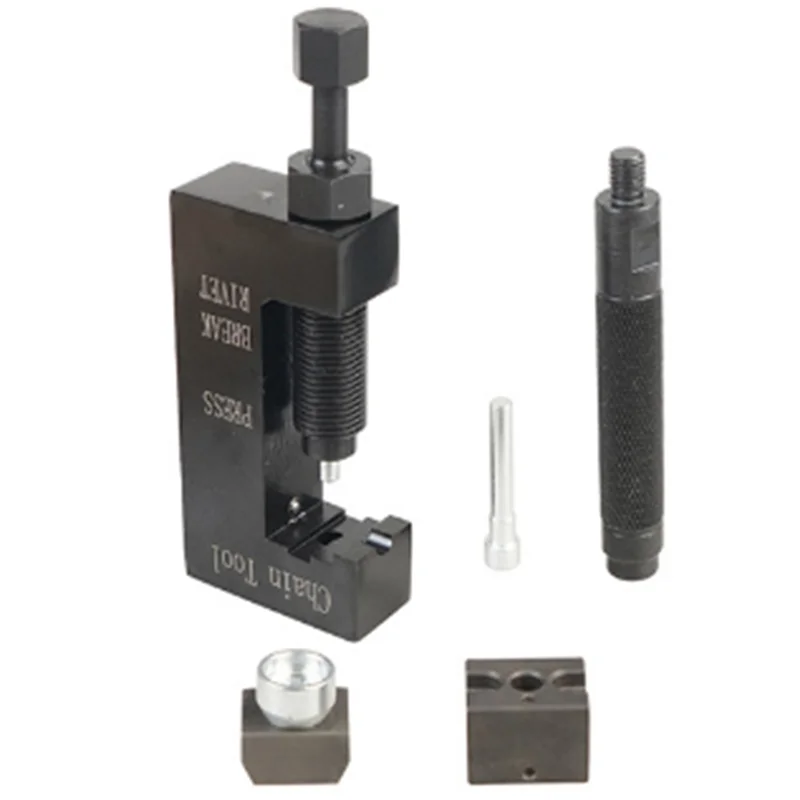 

High Quality Motorcycle Chain Splitter Breaker Motorbike Riveting Tool Chain Breaker Repair Tool Set For 520 525 530 Chains Easy