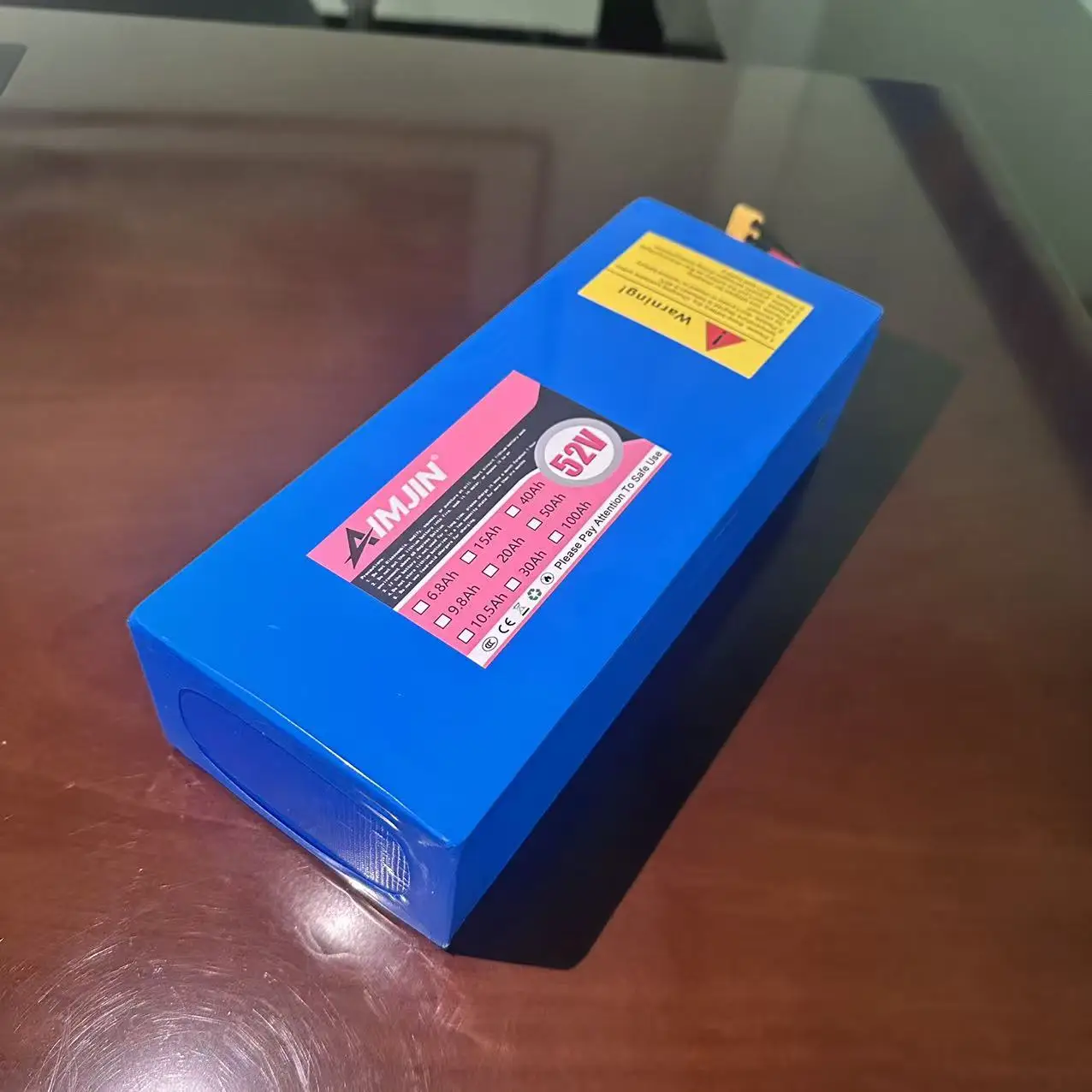 17.5Ah 52V 14S5P Electric Scooter Battery 18650 Lithium Battery Pack with High Power BMS for Electric Scooters Mountain Bikes