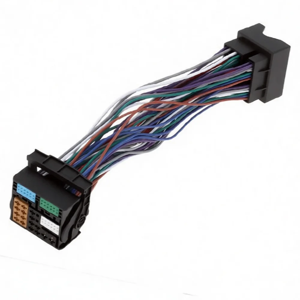 Car Audio Conversion Wiring Harness For VW MQB Skoda Golf 7 Power Speaker Extension Cable Adapter Connector Parts