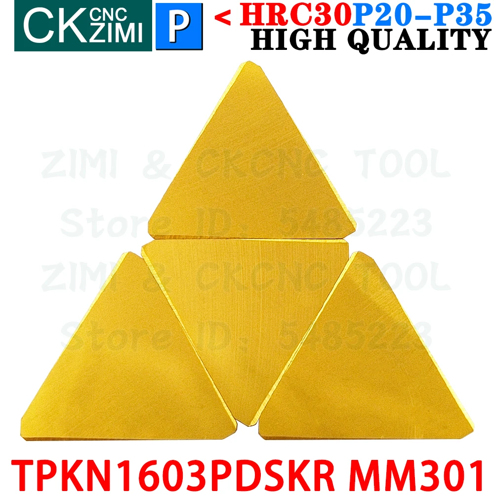 TPKN1603PDSKR MM301 TPKN 1603 PDSKR MM301 Carbide Inserts Milling Inserts Tools CNC Indexable Cutting Turning Cutter lathe Tools