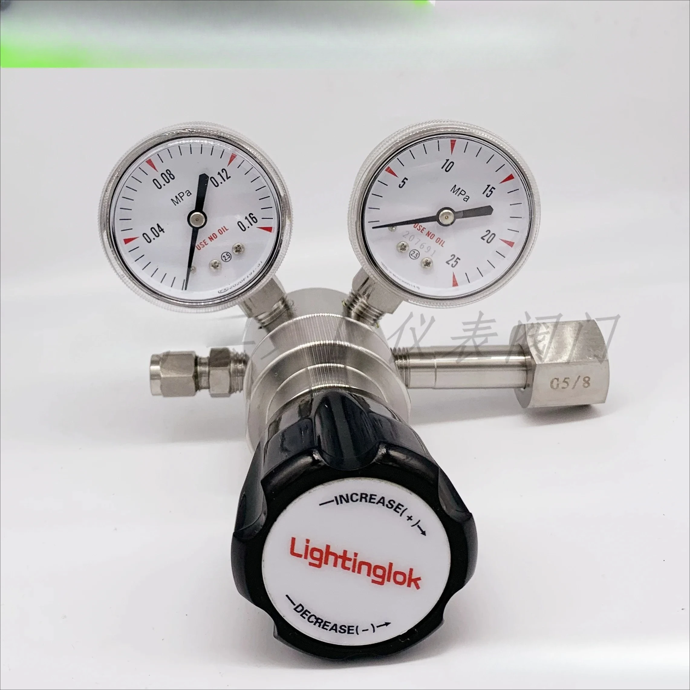 

316L stainless steel 10000PSI high-pressure gas pressure reducing valve self-exhausting type self-releasing booster pump system