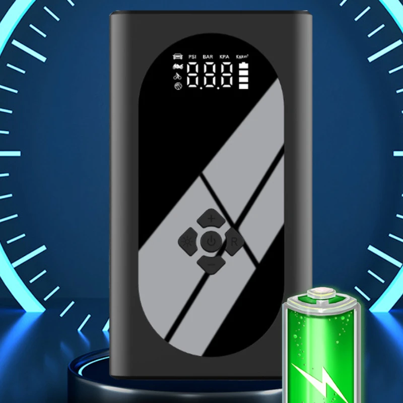 Power Bank Стартер Booster Цифровой насос для накачивания шин Автомобильный стартер 4 в 1 Насос Воздушный компрессор 1500A Автомобильное пусковое устройство