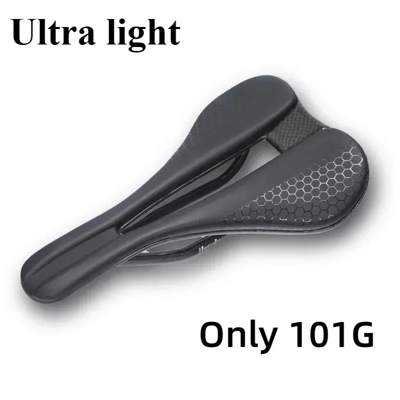 Full Carbon Fiber Saddle Pack 7D Ultra Light Weight Cushion 140mm for MTB Mountain Bicycle Road Bike Parts