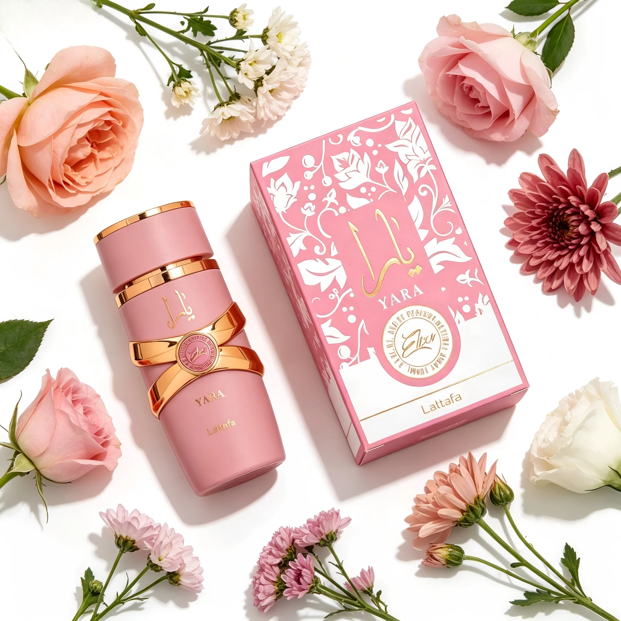 Lattafa Yara Elixir Eau de Parfum para Mujer, 100 ml, Aroma Dulce de Vainilla Gourmand Árabe, Fragancia Duradera para Uso Diario
