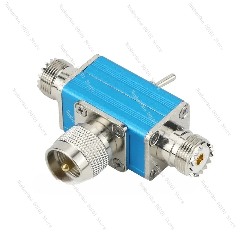 

Manual Antenna Switch with Low Insertion Loss for VHF UHF Car Radio Walkie Talkie HF Radio SDR Radio