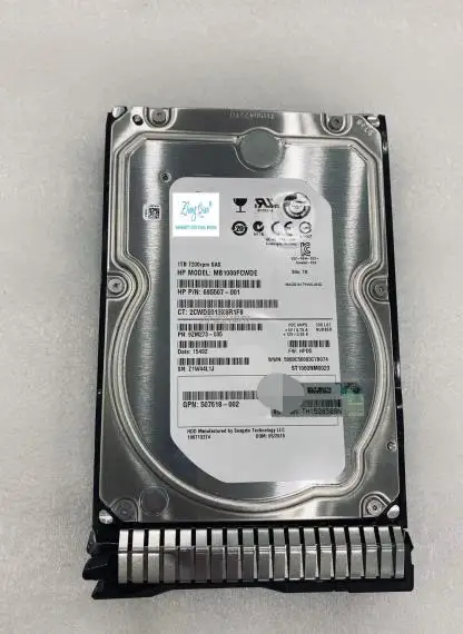 

For 653947-001 1TB 7.2K SAS 3.5 652753-B21 G8 Server