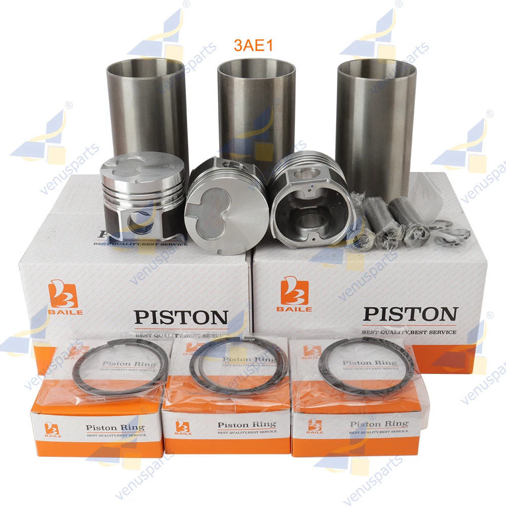 

For ISUZU 3AE1 Overhaul Rebuild Kit Piston With Rings Cylinder Liner Engine Parts 80mm