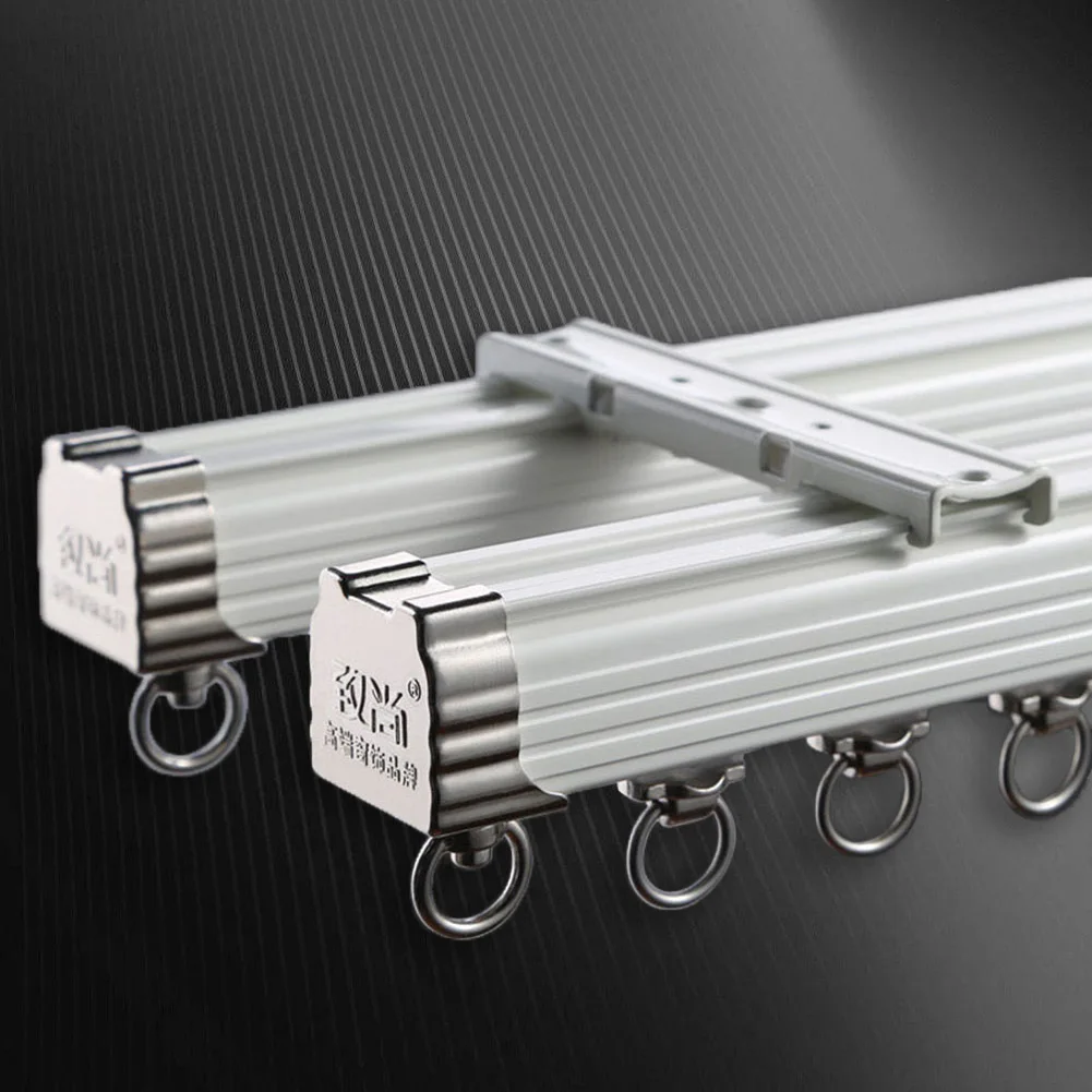 TIPIACE-Aluminum Alloy Heavy Curtain Accessories, Rail Tracks, Wall or Ceiling Mounted, Customized Size