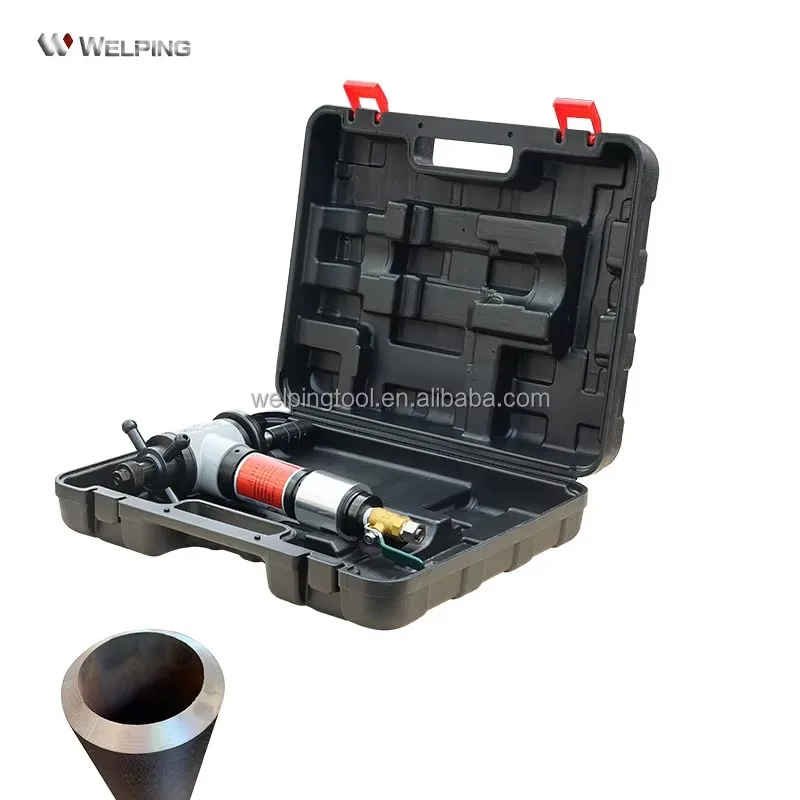 28-76mm Cheap Internal Pneumatic Driven Pipeline Cold Beveling Machine Pneumatic 28-76mm Pipeline Beveling Machine