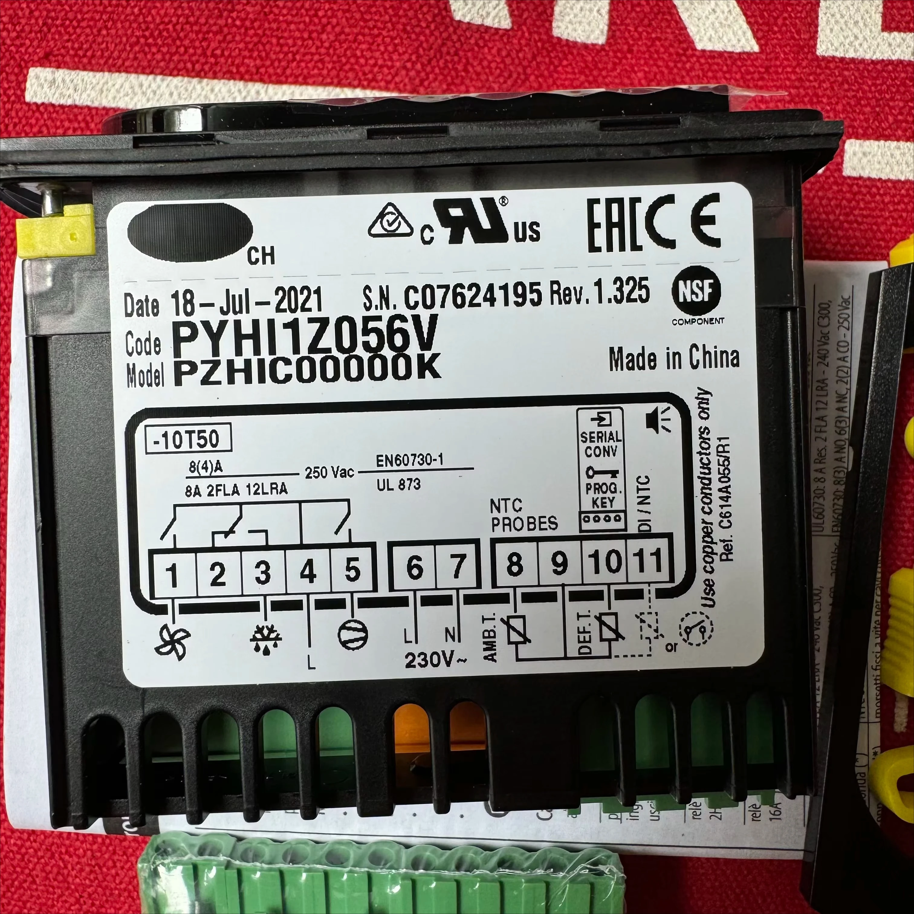 New original Thermostat PYHI1Z056V PZHIC00000K Refrigerator temperature controller