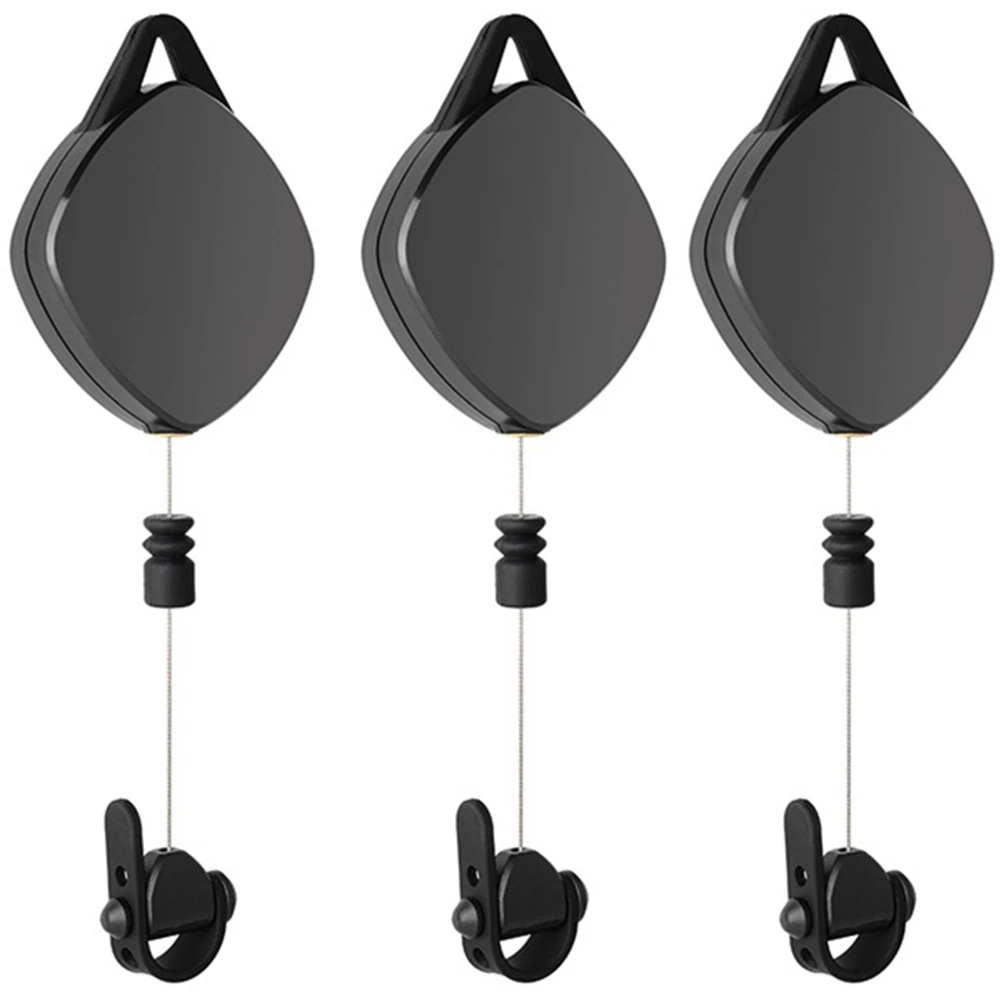 FFYY-3 Pcs VR Helmet Cable Hook, Automatic Shrink Cable Reel Box For HTC Vive / Vive Pro / Oculus Flaws Cable Management