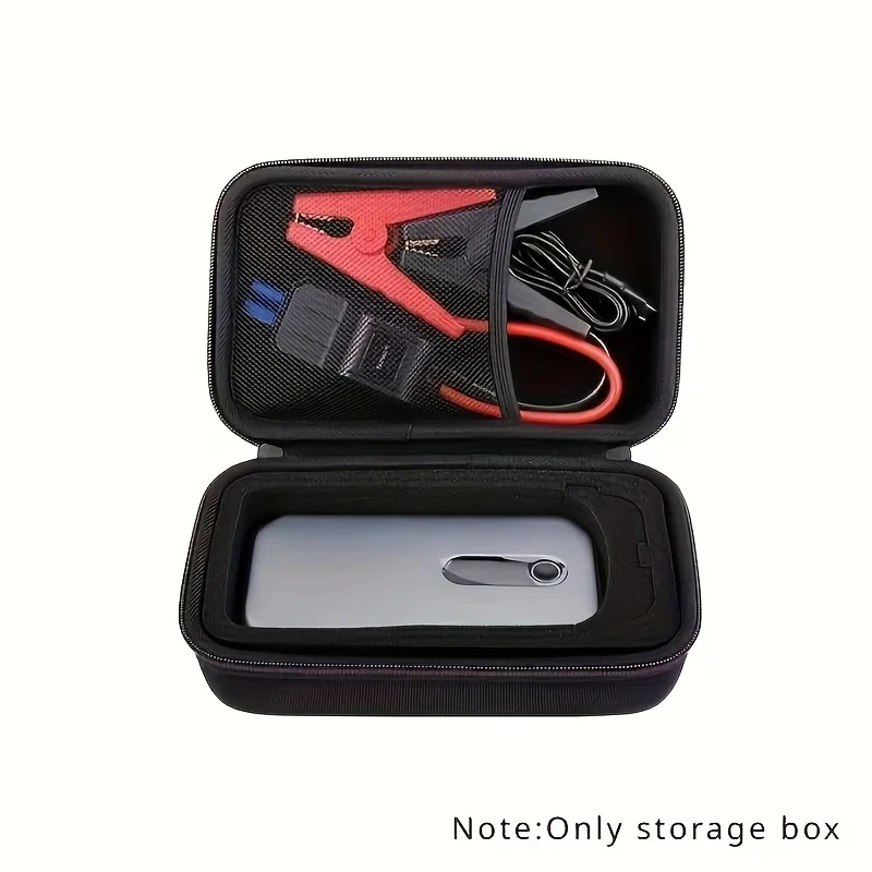 Auto-Starthilfe Aufbewahrungsbox, Harte EVA-Tragetasche für Notfall-Starthilfe & Kabelklemmen, Stoßfeste & Staubdichte Organizer-Box – Detail 5