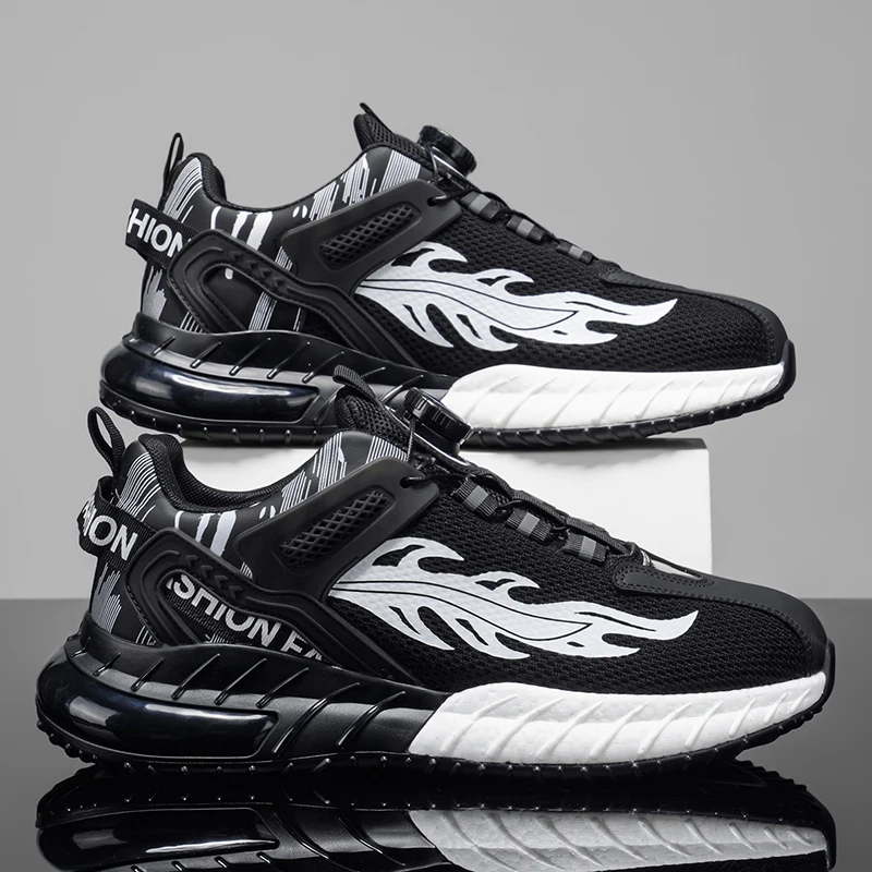 

Spring 2026 New Men's Casual Running Shoes Heightening Versatile Dad Trendy Shoes Rotation Button Youth Leisure Sports Shoes