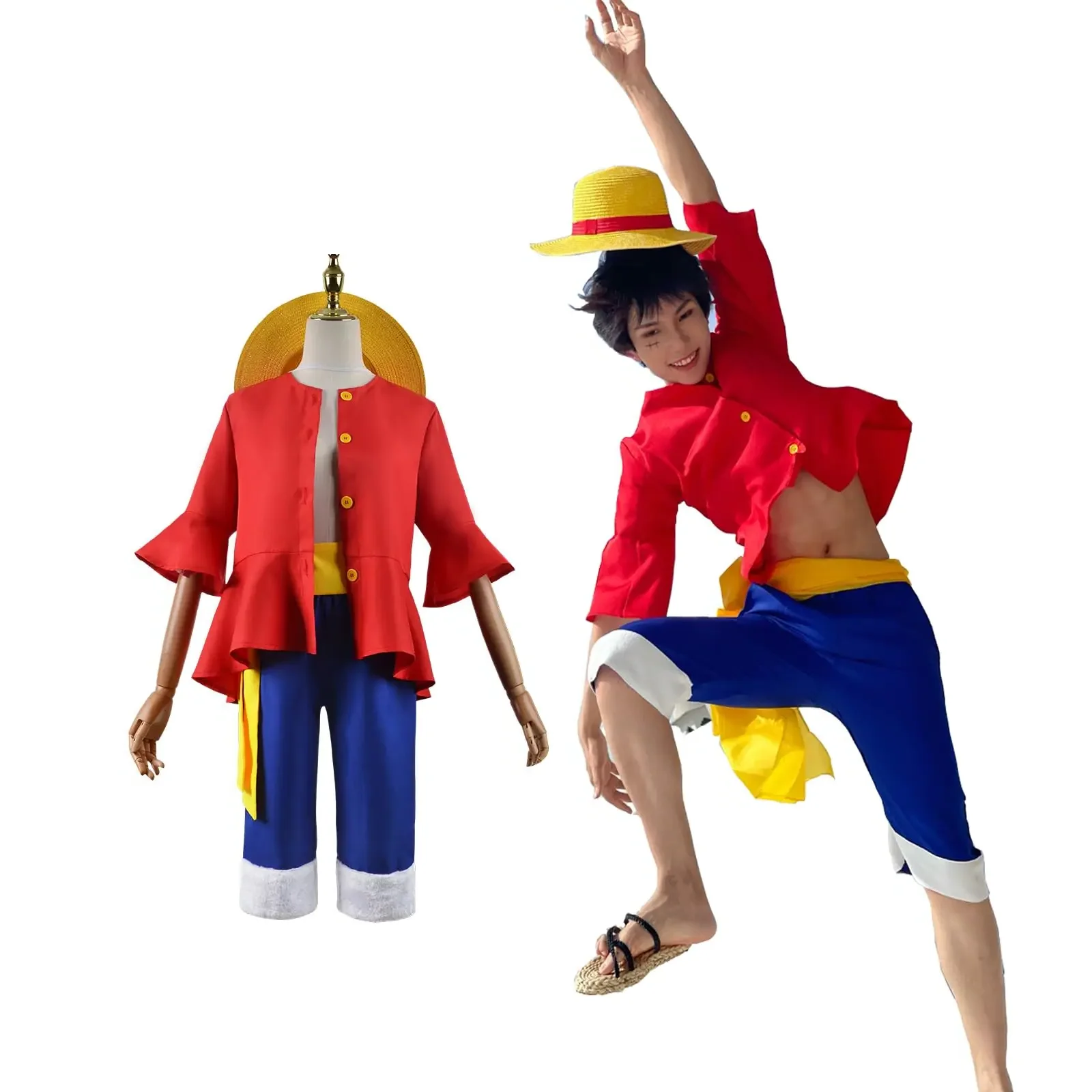Anime Cosplay Pics - Anime Monkey D Luffy Cosplay Costumes