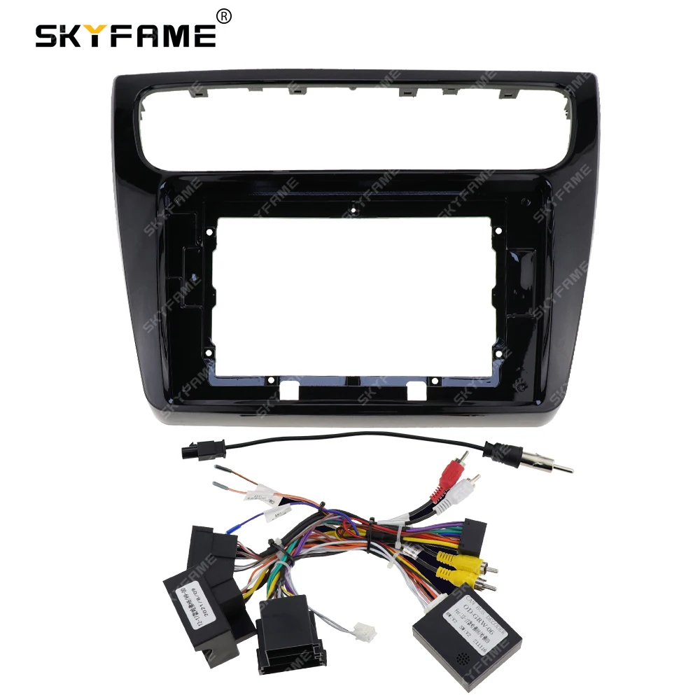 SKYFAME For Great Wall Haval H8 Car Frame Fascia Adapter Canbus Box Decoder Android Radio Audio Dash Fitting Panel Kit