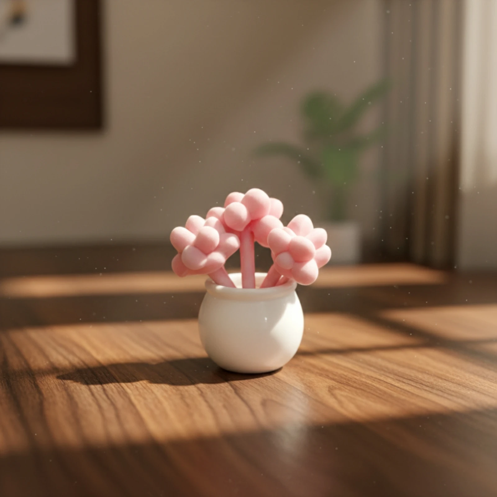 Dollhouse Succulent Fake Miniature Succulent with Planter Miniature Potted Plants Compact Ornament 1:12 Scale for Crafters