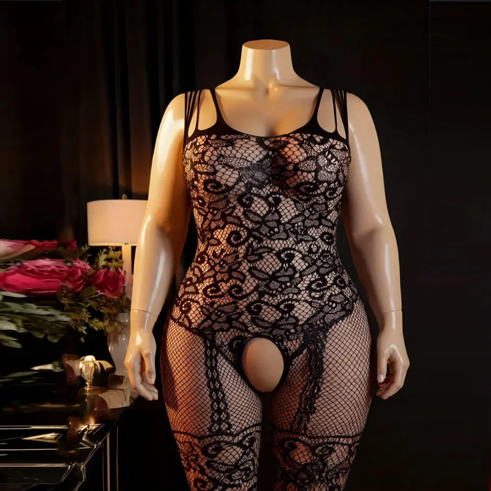 

Плюс размер сексуальные сетчатые ажурные чулки для тела женское эротическое белье открытый бюстгальтер с вырезами боди сексуальное женское белье нижнее белье