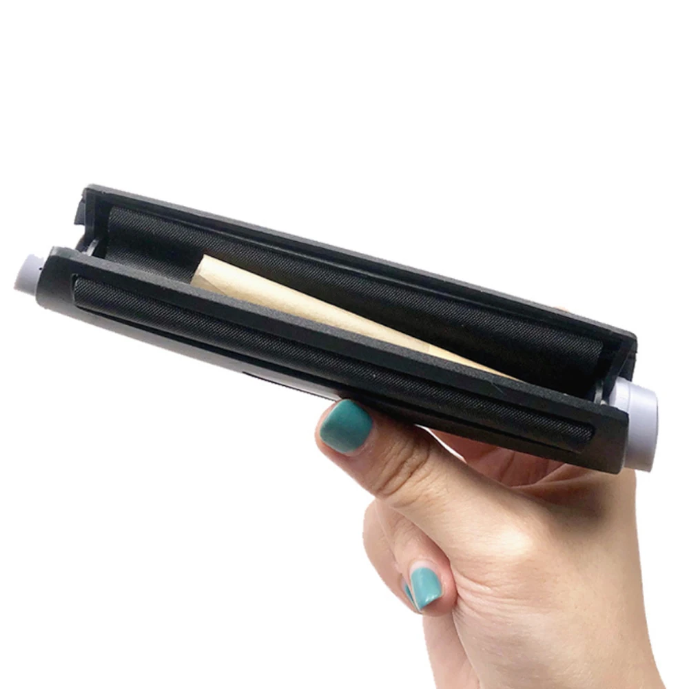 

Plastic Rolling Machine 110mm Cone Smoking Accessories Hand Manual Tobacco Roll Rollie Paper Tool As Men Gift Random Color