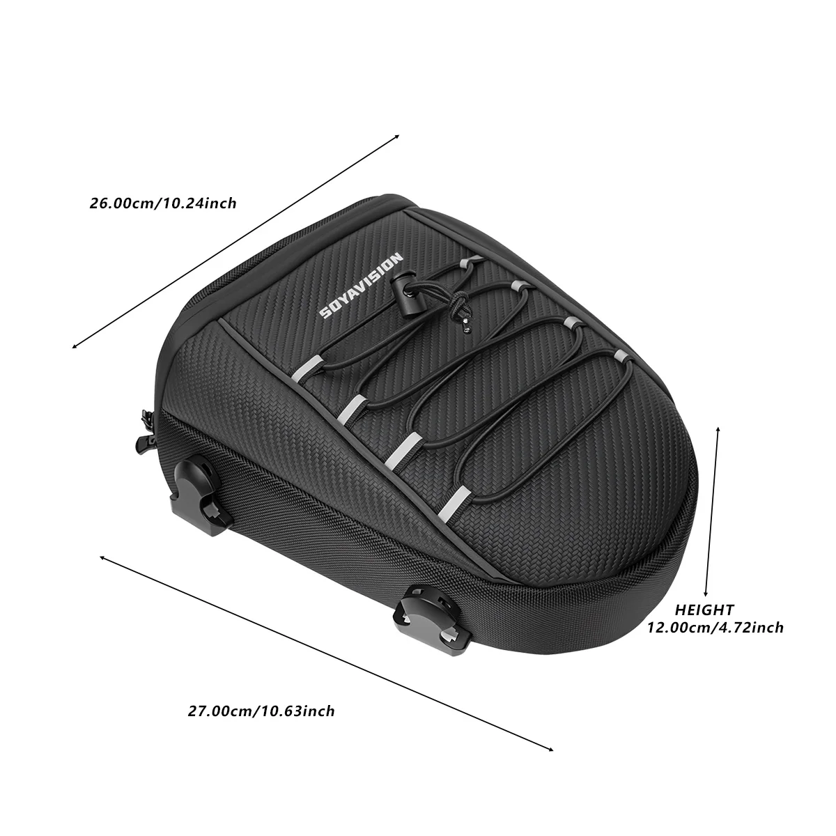 Waterproof Motorcycle Tail Bag Sport Luggage Saddle Rear Riding Bag Scooter Multifunction Crossbody Shoulder Side Back Seat Bag