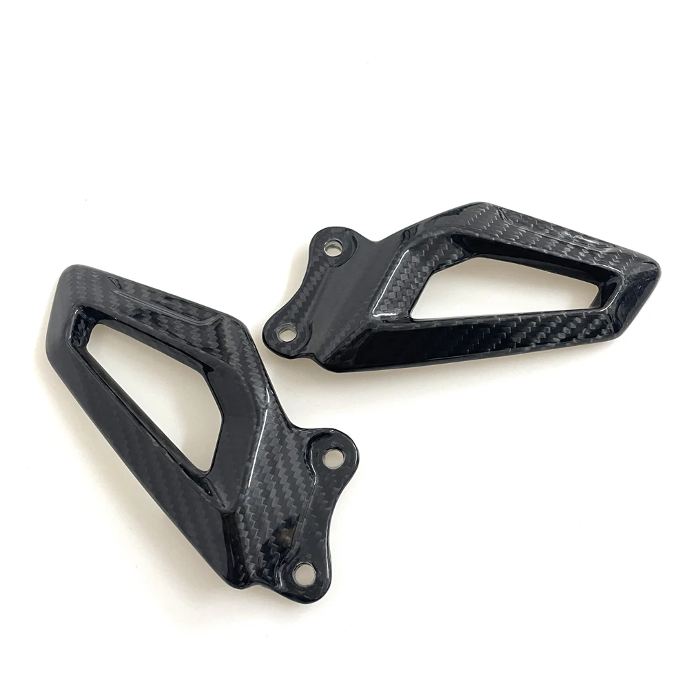 Für BMW S1000RR 2019-2022 2023 True Carbon Fiber Motorrad Zubehör Ferse Schutz Platten Fußstützen – Detail 5