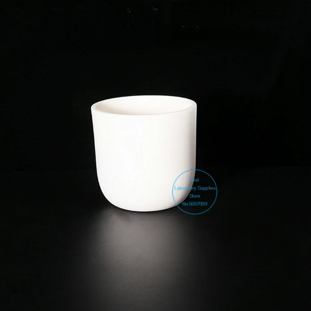 Crisol de corindón de laboratorio, crisol de ceniza de alúmina 750 sin cubierta para experimentos, 5ml a 99% ml, 1 unidad