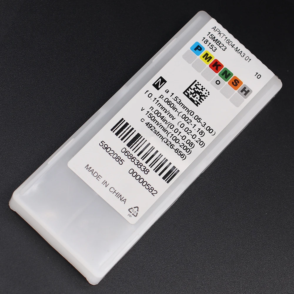 APKT1604 PDFR MA3 01 herramienta de torneado de inserción de fresado herramientas de torno CNC insertos de aluminio APKT 1604 aleación dura