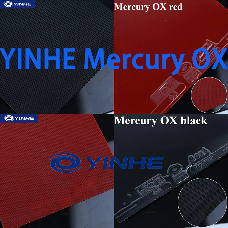 

YINHE Mercury OX Table Tennis Rubber New Mercury Single Ping Pong Rubber ITTF Approved Racket Rubber No Outer Packaging & Sponge