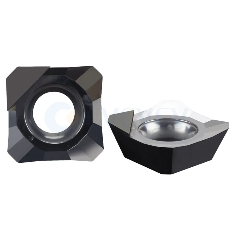2 pz SEHT1204 PCD SEHT1204 CBN diamante ad alta durezza inserti in nitruro di boro cubico tornio CNC inserti di fresatura di tornitura di alta qualità