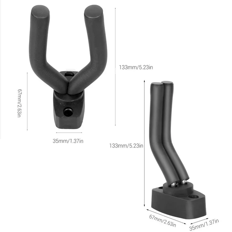 10PCS Gun Racks Wall Mount Gun Storage Display Hanger Hook For Pistol, Airsoft, Rifles, Shotguns, Compound Bow And Baseball Bat