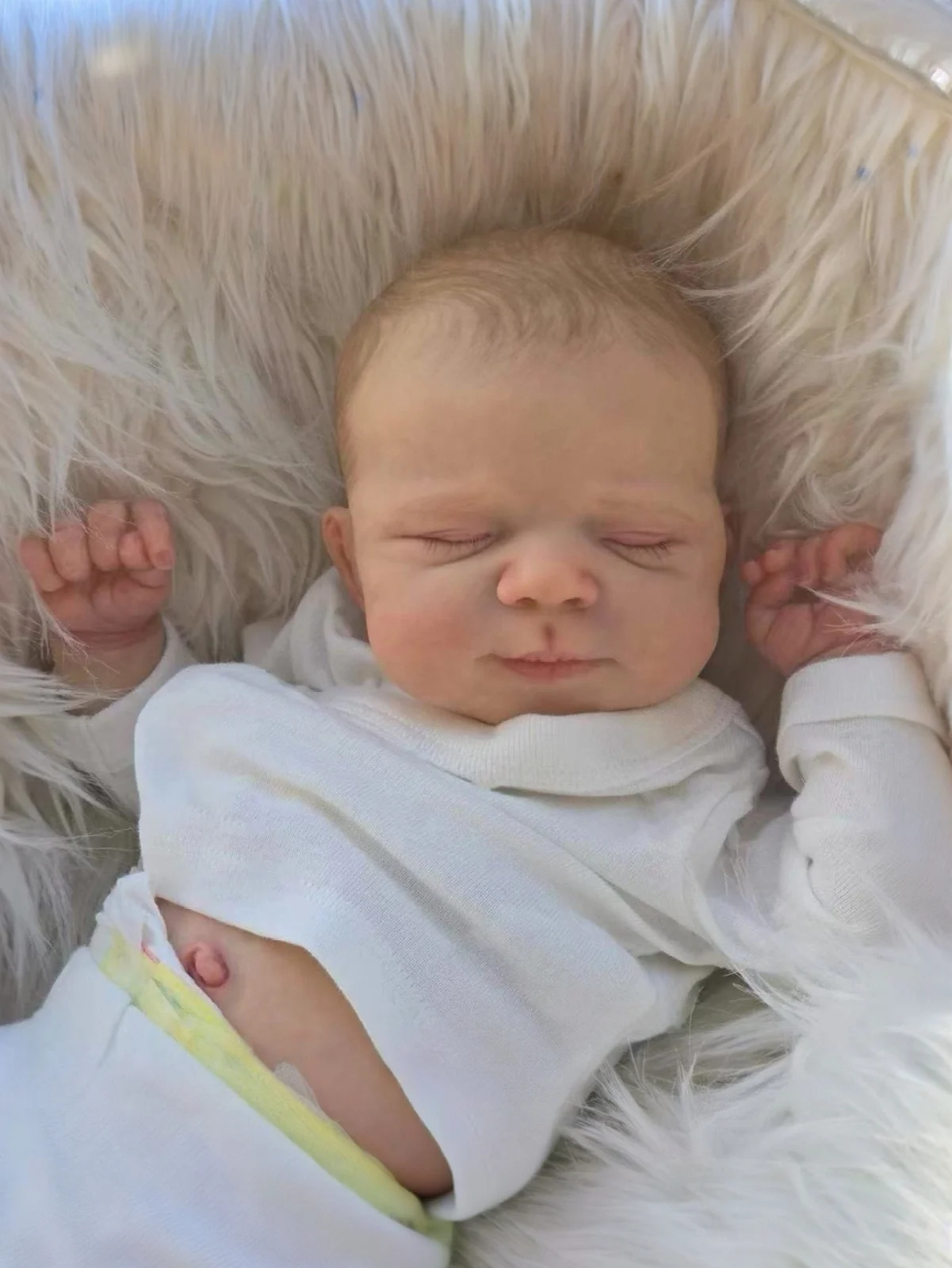 Cokela 20 بوصة/50 سنتيمتر كامل الجسم عيون مغلقة لولو تولد من جديد دمية طفل مع الشعر الجذور نابض بالحياة الوليد بيبي بوي أو فتاة للاختيار #2