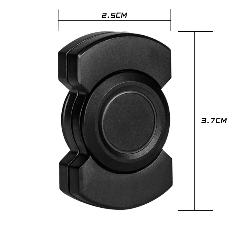 Metalen magnetische fidgetspinner in drie stijlen – stress- en angstverlichting voor volwassenen met ADHD |   EDC Toy Fidget speelgoed volwassen kinderen cadeau