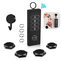 Anti Lost Key Finder 164Feet Remote Key Locator Sensor Pet Tracker Wallet Tracker for Anti-Lost Alarm 4 Receiver