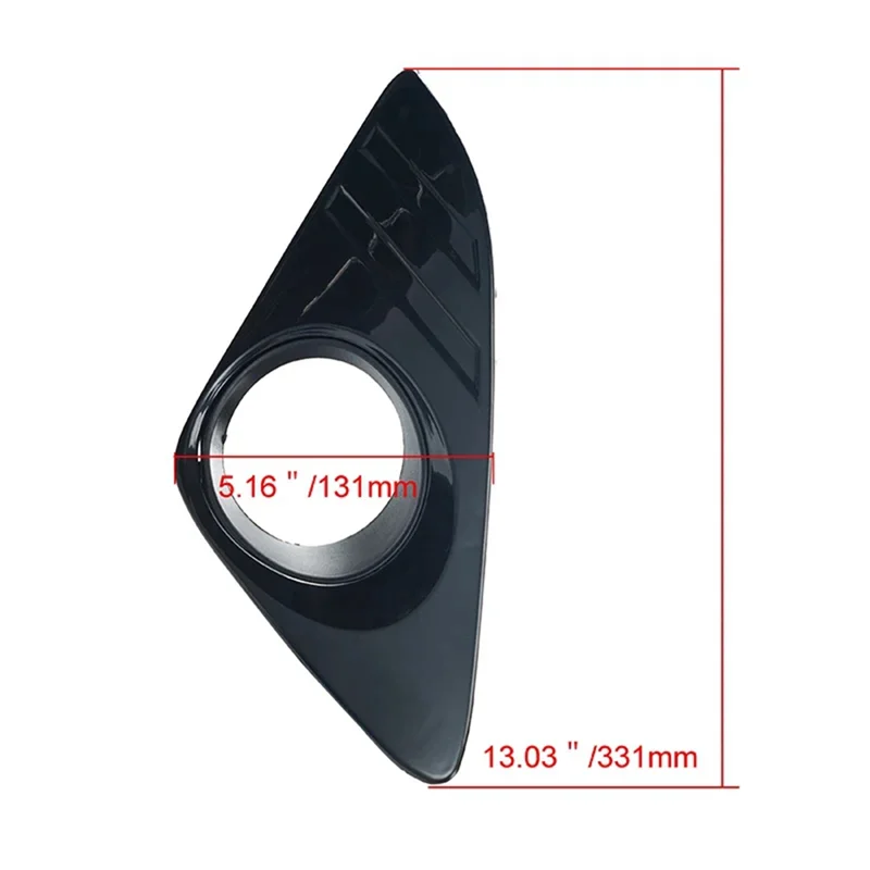 B03C-السيارة المصد الأمامي الضباب غطاء المصباح الإطار مصبغة سدادة لتويوتا كامري (XV50) XLE 2012-2014 52128-06310 52127-06310 اكسسوارات