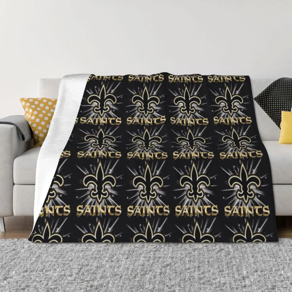 

Saints Throw Blanket Large heavy to sleep decorative Luxury Throw Blankets