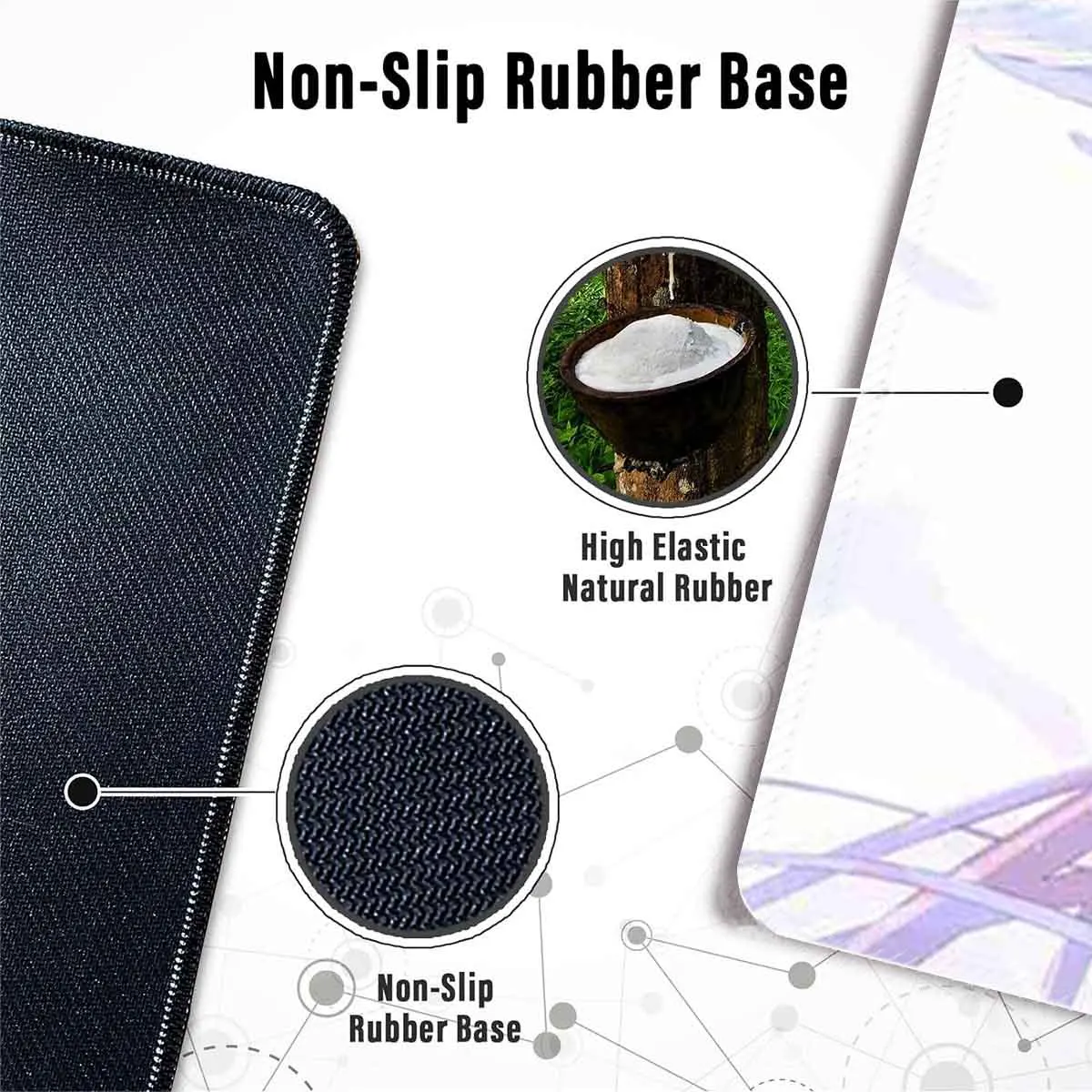 Anime A Silent Voice Nishimiya Shouko Mouse Pad Mousepad Overwatched Professional Large Non-Slip Gamer Keyboard Pad Mouse Mat