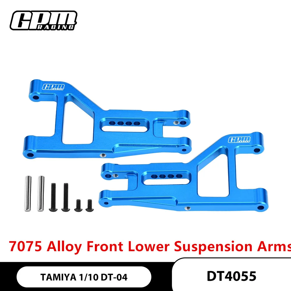 

GPM 7075 Aluminum Front Lower Suspension Arm For TAMIYA 1/10 DT-04 RC FIGHTER NXGEN DT4055