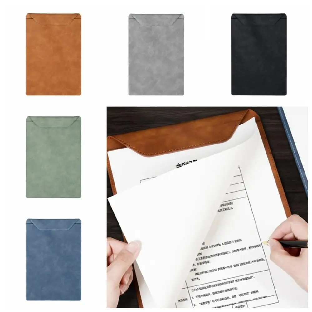 Memo Clipboard A4 Business Writing Clipboard Writing Tablet Menu Folder A4 Manager Signature Board Paper Organizer PU Leather