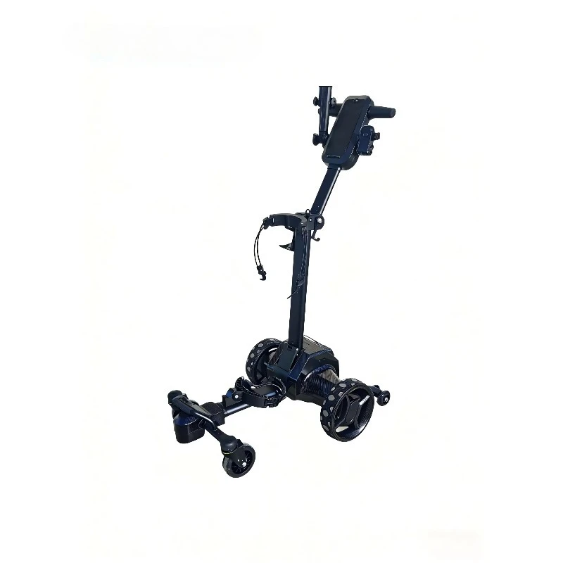 Smart Remote Control Golf Cart Follow Me Foldable Lightweight Anti-Dumping Electric