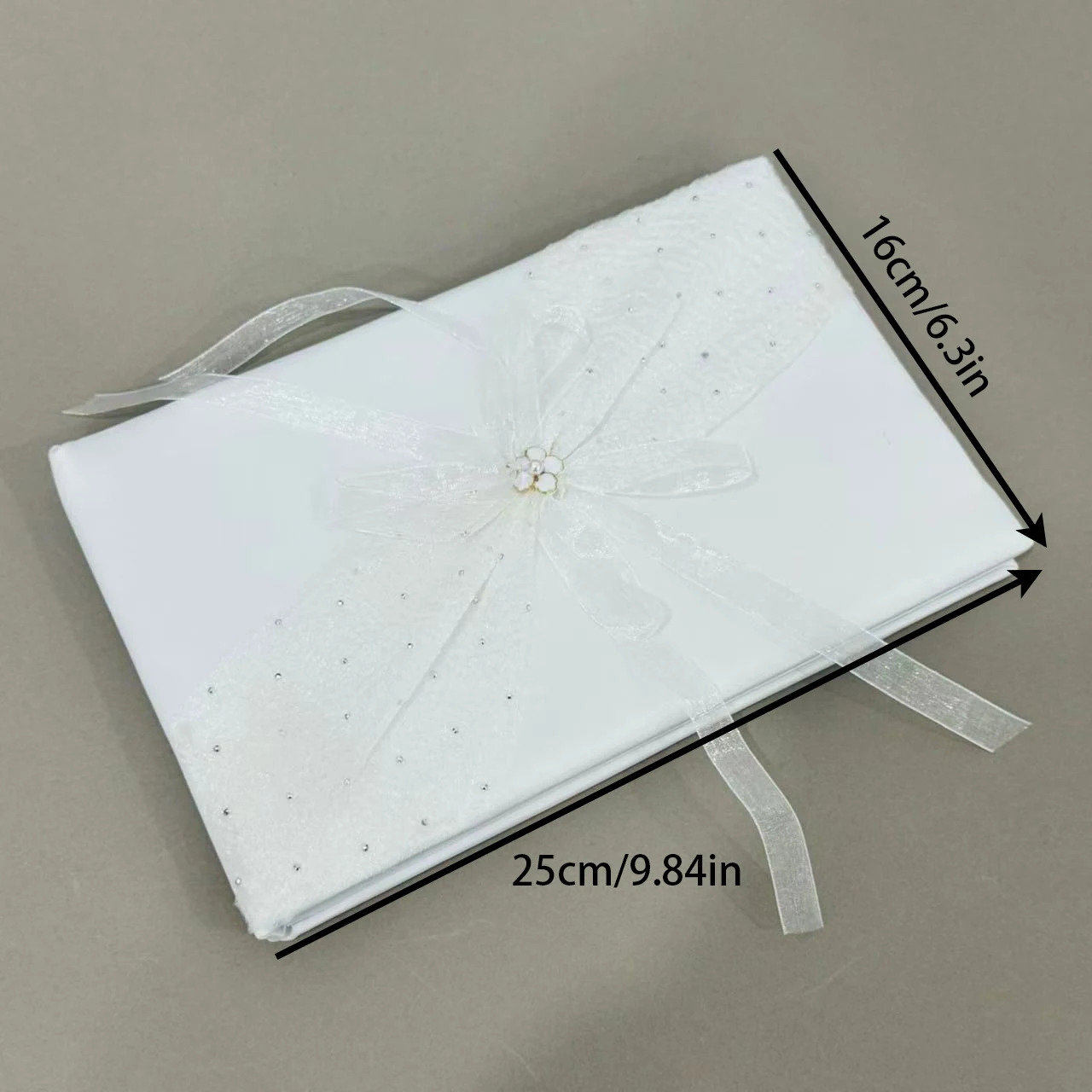 温かみのあるモダンな結婚記念品ブック - 簡潔で美しい結婚記録簿 - 優れた結婚記録アルバム