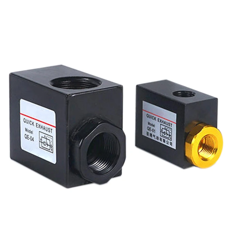 1Pcs QE-02 QE-03 QE-04 Pneumatic blow off valve exhaust 1/4