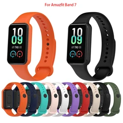 Strap For Amazfit Band 7 Bracelet Sport Wrist Replacement Strap Soft  TPE For Amazfit Band 7